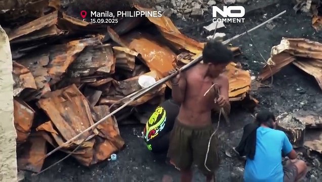 Fire in Manila displaces 1,000 families and destroys several homes