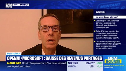 USA Today : "OpenAI va partager moins de son CA avec Microsoft", par John Plassard - 15/09