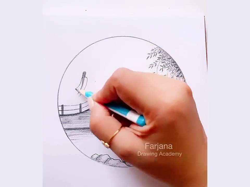 6 pencil sketch ideas __ Drawing Tutorial __ how to draw #art #drawing #sketch