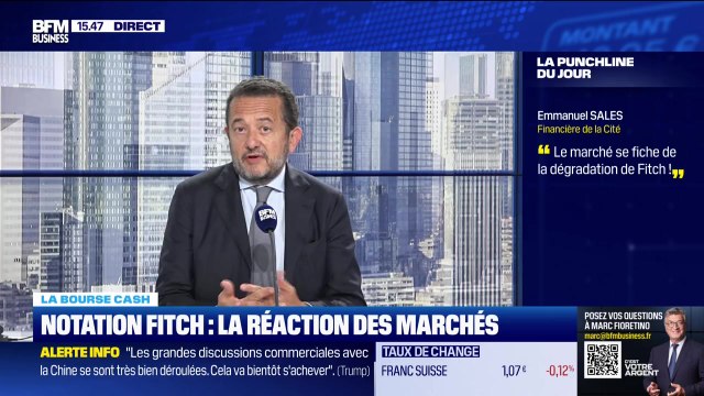 La bourse cash : Le marché se fiche de la dégradation de Fitch - 15/09