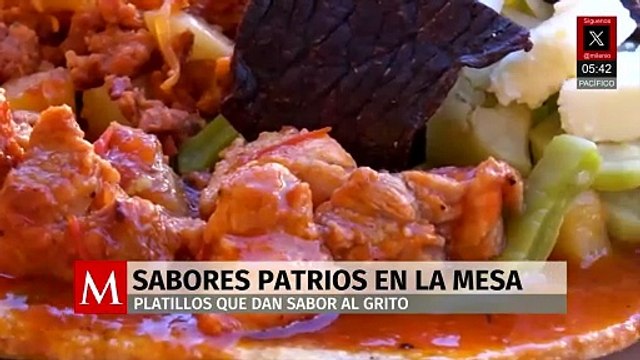 Platillos típicos, protagonistas de las fiestas patrias en México