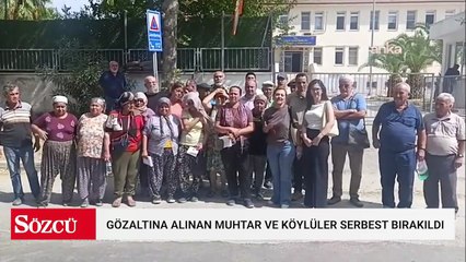 Akbelen’de zeytin ağaçlarının kesimine direnirken gözaltına alınan muhtar ve köylüler serbest bırakıldı