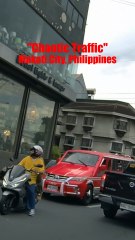 Chaotic Traffic in Makati City, Philippines