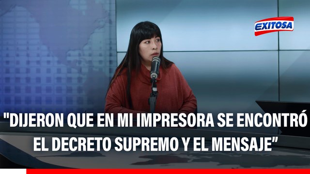 Betssy Chávez niega haber ordenado elaborar un Decreto Supremo para ratificar cierre del Congreso: No existe el documento, ni firmas.