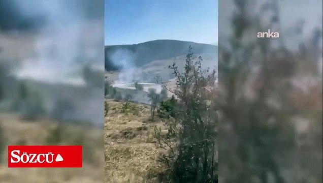 Sinop’ta otluk alanda çıkan yangın södürüldü