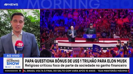 PAPA LEÃO XIV manda a real sobre BÔNUS de US$1 TRILHÃO para MUSK