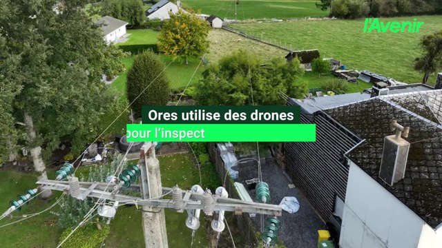 Ores utilise des drones pour l’inspection de ses poteaux