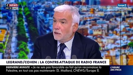 Pascal Praud réplique à l'interview de Vincent Meslet dans "Le Parisien".