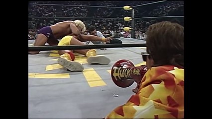 Hulk Hogan vs. Ric Flair for the WCW Title  1994 BASH AT THE BEASH
