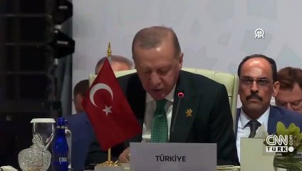 CANLI | Cumhurbaşkanı Erdoğan'dan Katar'da net mesaj: Soykırımcı İsrail durdurulmalı