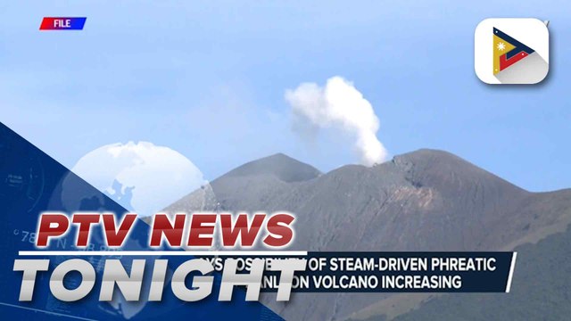 Phivolcs says possibility of steam-driven phreatic eruption of Kanlaon Volcano increasing