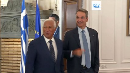 À l'étape athénienne de son "tour des capitales", Antonio Costa discute défense et compétitivité