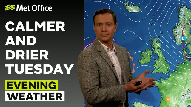 Met Office Evening Weather Forecast 15/09/2025 - Turning drier for some