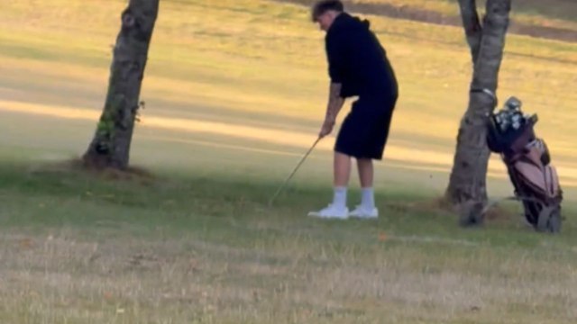'Golf is Fun They Said' - Tired golfer hilariously launches clubs following a disappointing swing