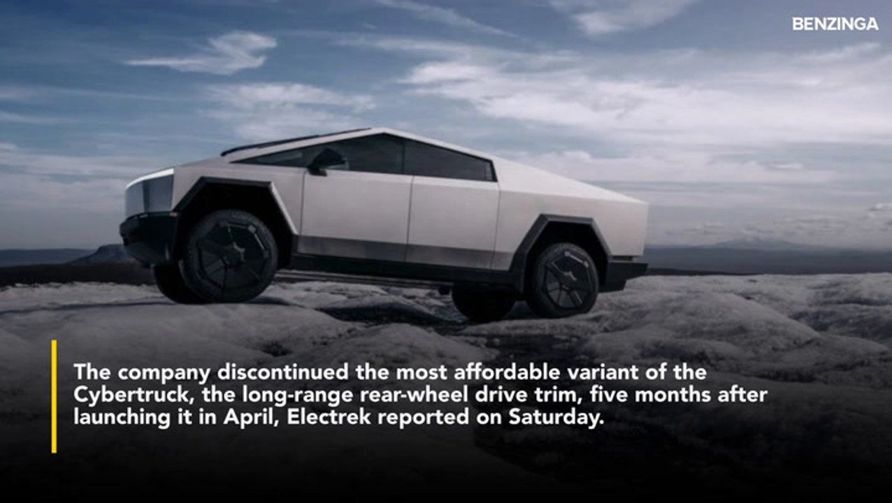 Tesla Discontinues This Cybertruck Variant 5 Months After Launch Amid Poor Sales
