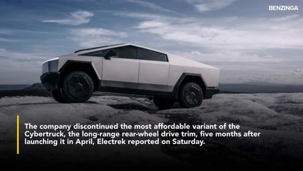 Tesla Discontinues This Cybertruck Variant 5 Months After Launch Amid Poor Sales