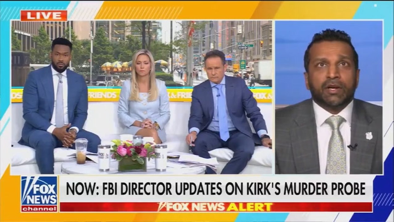 Kash Patel brags about how quickly his FBI caught Charlie Kirk suspect who was turned in by family friend