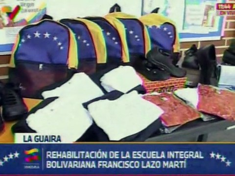 La Guaira | Rehabilitación total de la Escuela Integral Bolivariana Francisco Lazo Martí´