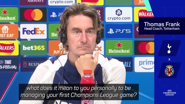 'We want to win it' - Frank targeting more European glory for Tottenham