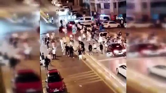 Düğün çıkışı ortalık karıştı! Polis biber gazıyla zor ayırdı!