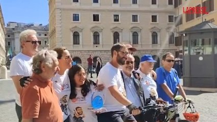 Il viaggio "oltre i limiti" di Angelo Catanzaro, 800 km in triciclo da Torino a Roma