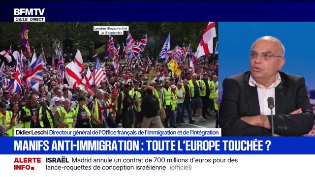 Manifestation anti-immigration à Londres: Une augmentation du nombre d'immigrés dans la population en 20 ans, qui est passée de 8% à 18% , souligne Didier Leschi, directeur général de l'Office français de l'immigration et de l'intégration