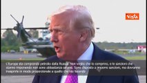 Trump: Sono disposto a imporre sanzioni a Russia, Ue inasprisca le sue