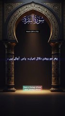 Surah Al-Baqarah سورۃ البقرہ Verses (209 to 212). Urdu Translation Only