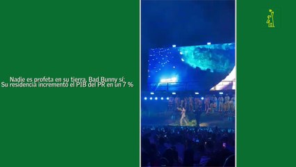 Nadie es profeta en su tierra, Bad Bunny sí: Su residencia incrementó el PIB del PR en un 7 %