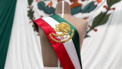 Claudia Sheinbaum: así luce la banda presidencial que usará para el primer Grito de Independencia de la mandataria