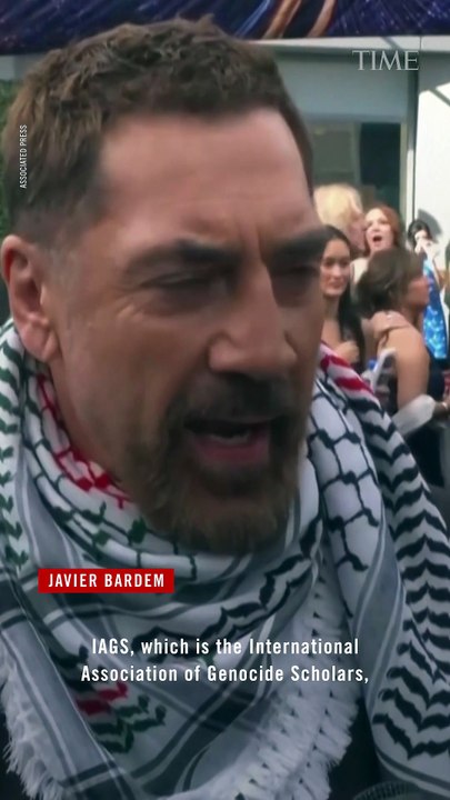 Celebrities Show Solidarity for Gaza at the Emmys [VERTICAL]