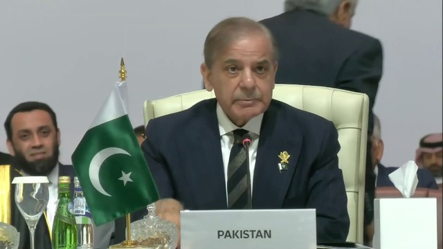 Pakistan PM Shehbaz Sharif Addresses Arab-Islamic Summit | Strong Condemnation of Israel’s Attacks