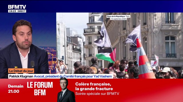 Drapeaux palestiniens sur les mairies: C'est un symbole qui ne correspond à rien , assure Patrick Klugman, avocat