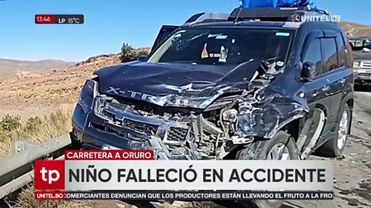 Un muerto y seis heridos en accidente en ruta Cochabamba - Oruro