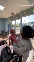 Baby Girl Tries on Glasses and Can See Clearly for the First Time
