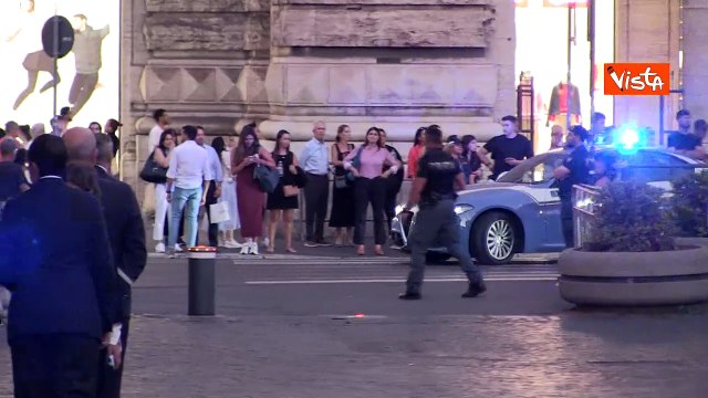 Il Presidente del Consiglio Europeo Sergio Costa arriva a Palazzo Chigi