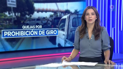 Critican prohibición de giro a la izquierda | Primera Emisión SIN