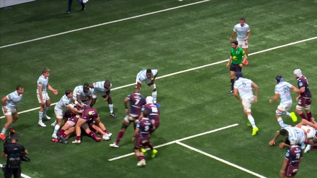 TOP 14 - Essai de Carlu SADIE (UBB) - Racing 92 - Union Bordeaux-Bègles