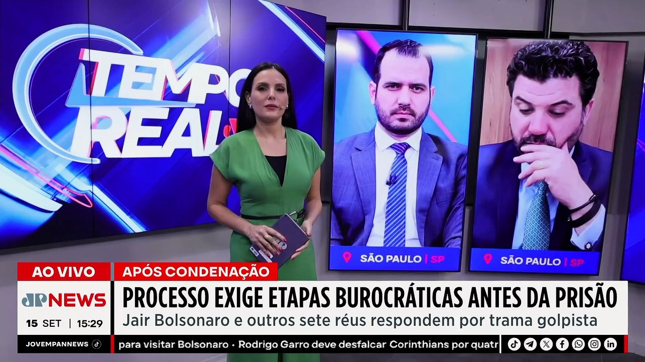 Entenda os próximos passos da condenação de Bolsonaro e aliados | TEMPO REAL