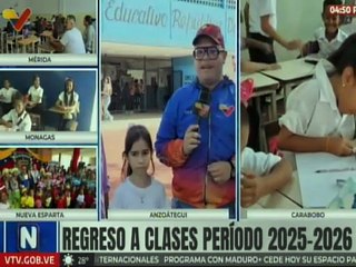 Anzoátegui | Estudiantes de la U.E. República de Chile iniciaron con alegría el año escolar 2025-2026