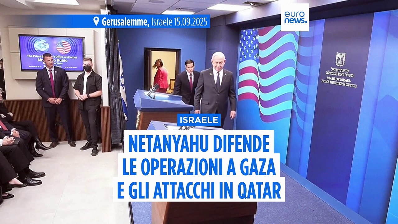 Incontro Netanyahu-Rubio: "In Qatar attacco leg...