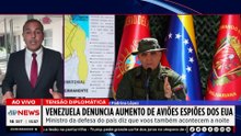 Venezuela denuncia aumento de aviões espiões dos EUA | TEMPO REAL