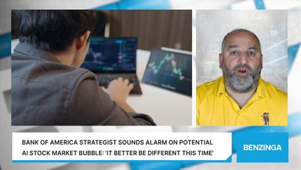 Bank Of America Strategist Sounds Alarm On Potential AI Stock Market Bubble: 'It Better Be Different This Time'