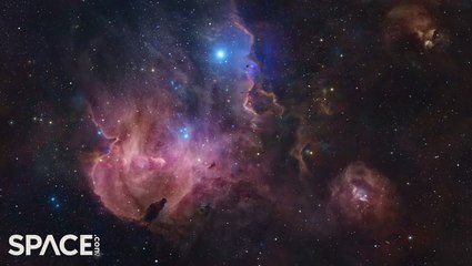Running Chicken Nebula:  Amazing 4K 3D Animation Created From VLT Survey Imagery