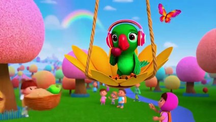 Discover the Colorful Parrot in This Fun Cartoon! 🦜