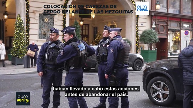 Euroverify: Francia dice que varios extranjeros colocaron cabezas de cerdo frente a las mezquitas de París para incitar al malestar nacional