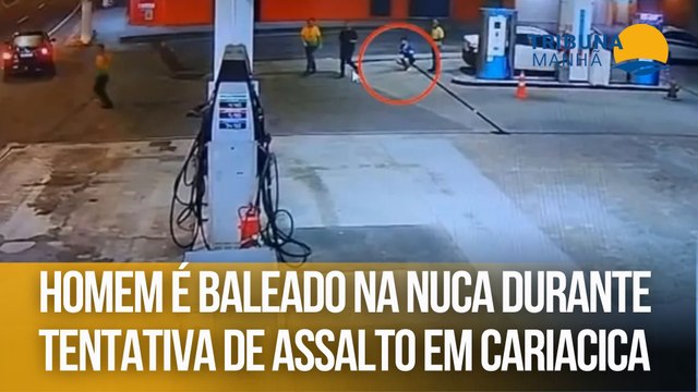 Homem é baleado na nuca durante tentativa de assalto em Cariacica