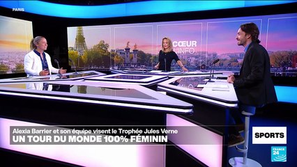 Voile : Alexia Barrier à la conquête du monde avec un équipage 100% féminin