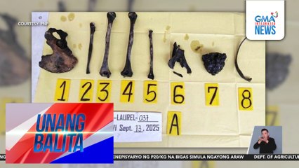 15 pang hinihinalang buto ng tao, narekober sa Taal Lake | Unang Balita