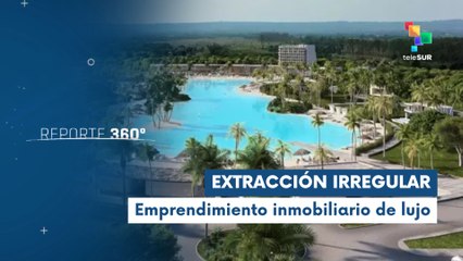 Ciudadanos protestan contra proyecto inmobiliario por extracción de agua para lago artificial
